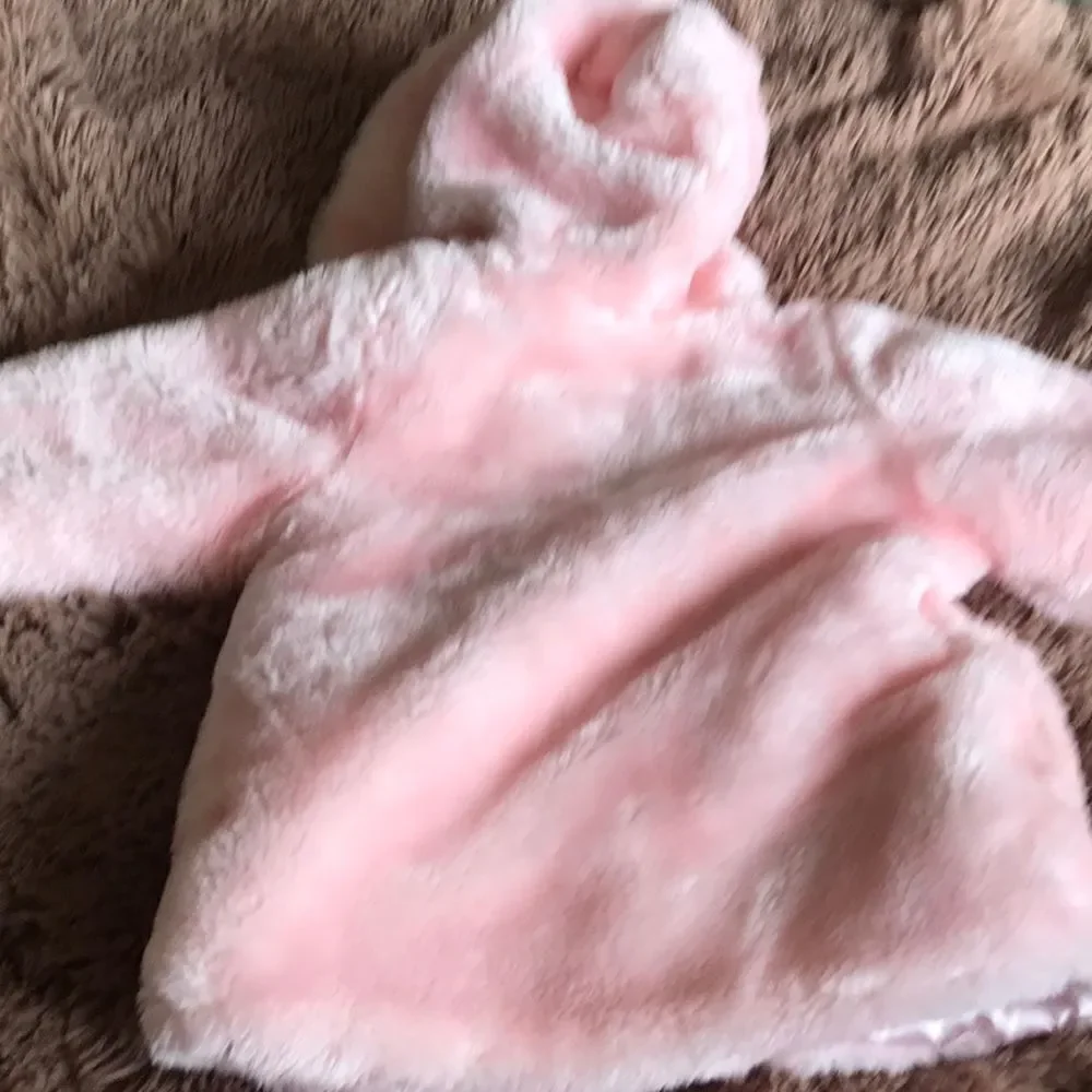 Child’s Pink Faux Fur Coat 2T